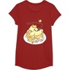 image:imagePompompurin Pancake Friends Tee Shirt TShirtCranberry Red