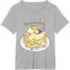 image:imagePompompurin Pancake Friends Tee Shirt TShirtHeather Grey