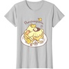 image:imagePompompurin Pancake Friends Tee Shirt TShirtSilver Grey