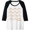 image:imagePompompurin Real Raglan Baseball TeeBlackWhite