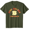 image:imagePompompurin Stay Golden TShirtOlive Green