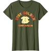 image:imagePompompurin Stay Golden TShirtOlive Green
