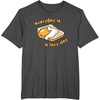 image:imageSANRIO Gudetama Everyday is a Lazy Day TShirtDark Heather Grey