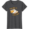 image:imageSANRIO Gudetama Everyday is a Lazy Day TShirtDark Heather Grey