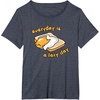image:imageSANRIO Gudetama Everyday is a Lazy Day TShirtHeather Blue