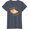 image:imageSANRIO Gudetama Everyday is a Lazy Day TShirtHeather Blue