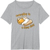image:imageSANRIO Gudetama Everyday is a Lazy Day TShirtHeather Grey