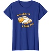 image:imageSANRIO Gudetama Everyday is a Lazy Day TShirtRoyal Blue