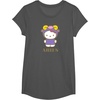 image:imageSANRIO Hello Kitty Zodiac Aries TShirt  UnisexAdults Black Small Short SleeveAsphalt Grey