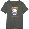 image:imageSANRIO Hello Kitty Zodiac Aries TShirt  UnisexAdults Black Small Short SleeveAsphalt Grey