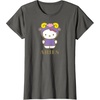 image:imageSANRIO Hello Kitty Zodiac Aries TShirt  UnisexAdults Black Small Short SleeveAsphalt Grey