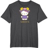 image:imageSANRIO Hello Kitty Zodiac Aries TShirt  UnisexAdults Black Small Short SleeveDark Heather Grey