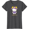 image:imageSANRIO Hello Kitty Zodiac Aries TShirt  UnisexAdults Black Small Short SleeveDark Heather Grey