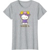 image:imageSANRIO Hello Kitty Zodiac Aries TShirt  UnisexAdults Black Small Short SleeveHeather Grey