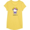 image:imageSANRIO Hello Kitty Zodiac Aries TShirt  UnisexAdults Black Small Short SleeveLemon Yellow