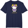 image:imageSANRIO Hello Kitty Zodiac Aries TShirt  UnisexAdults Black Small Short SleeveNavy Blue