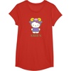 image:imageSANRIO Hello Kitty Zodiac Aries TShirt  UnisexAdults Black Small Short SleeveRed