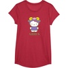 image:imageSANRIO Hello Kitty Zodiac Aries TShirt  UnisexAdults Black Small Short SleeveRed Heather