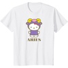 image:imageSANRIO Hello Kitty Zodiac Aries TShirt  UnisexAdults Black Small Short SleeveWhite