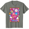 image:imageSANRIO Hello Kitty amp Friends Lunar New Year Festival TShirt  UnisexAdults Black Small Short SleeveOlive Heather