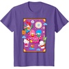 image:imageSANRIO Hello Kitty amp Friends Lunar New Year Festival TShirt  UnisexAdults Black Small Short SleevePurple Heather