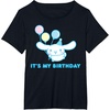 image:imageSanrio Cinnamoroll Birthday TShirt Adult Classic Fit Blue Crew Neck Short SleeveBlack