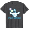 image:imageSanrio Cinnamoroll Birthday TShirt Adult Classic Fit Blue Crew Neck Short SleeveDark Heather Grey