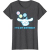 image:imageSanrio Cinnamoroll Birthday TShirt Adult Classic Fit Blue Crew Neck Short SleeveDark Heather Grey