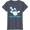 image:imageSanrio Cinnamoroll Birthday TShirt Adult Classic Fit Blue Crew Neck Short SleeveHeather Blue