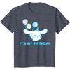 image:imageSanrio Cinnamoroll Birthday TShirt Adult Classic Fit Blue Crew Neck Short SleeveHeather Blue
