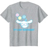 image:imageSanrio Cinnamoroll Birthday TShirt Adult Classic Fit Blue Crew Neck Short SleeveHeather Grey