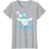 image:imageSanrio Cinnamoroll Birthday TShirt Adult Classic Fit Blue Crew Neck Short SleeveHeather Grey