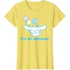 image:imageSanrio Cinnamoroll Birthday TShirt Adult Classic Fit Blue Crew Neck Short SleeveLemon Yellow