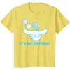 image:imageSanrio Cinnamoroll Birthday TShirt Adult Classic Fit Blue Crew Neck Short SleeveLemon Yellow