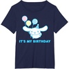 image:imageSanrio Cinnamoroll Birthday TShirt Adult Classic Fit Blue Crew Neck Short SleeveNavy Blue