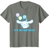 image:imageSanrio Cinnamoroll Birthday TShirt Adult Classic Fit Blue Crew Neck Short SleeveOlive Heather