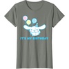 image:imageSanrio Cinnamoroll Birthday TShirt Adult Classic Fit Blue Crew Neck Short SleeveOlive Heather