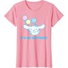 image:imageSanrio Cinnamoroll Birthday TShirt Adult Classic Fit Blue Crew Neck Short SleevePink