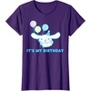 image:imageSanrio Cinnamoroll Birthday TShirt Adult Classic Fit Blue Crew Neck Short SleevePurple