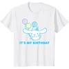 image:imageSanrio Cinnamoroll Birthday TShirt Adult Classic Fit Blue Crew Neck Short SleeveWhite