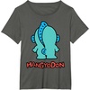 image:imageSanrio Hangyodon Backside Logo Tee Shirt TShirtAsphalt Grey