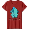 image:imageSanrio Hangyodon Backside Logo Tee Shirt TShirtCranberry Red