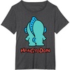 image:imageSanrio Hangyodon Backside Logo Tee Shirt TShirtDark Heather Grey