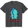 image:imageSanrio Hangyodon Backside Logo Tee Shirt TShirtDark Heather Grey