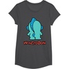 image:imageSanrio Hangyodon Backside Logo Tee Shirt TShirtDark Heather Grey