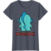 image:imageSanrio Hangyodon Backside Logo Tee Shirt TShirtHeather Blue