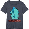 image:imageSanrio Hangyodon Backside Logo Tee Shirt TShirtHeather Blue