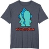 image:imageSanrio Hangyodon Backside Logo Tee Shirt TShirtHeather Blue