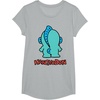 image:imageSanrio Hangyodon Backside Logo Tee Shirt TShirtHeather Grey
