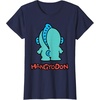 image:imageSanrio Hangyodon Backside Logo Tee Shirt TShirtNavy Blue